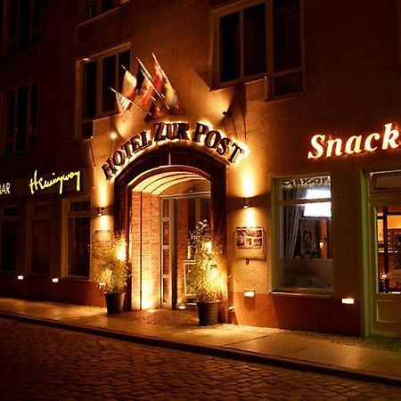 Altstadt Hotel Zur Post Stralsund Kültér fotó